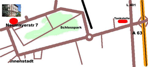 Anfahrtskizze Kirchheimbolanden